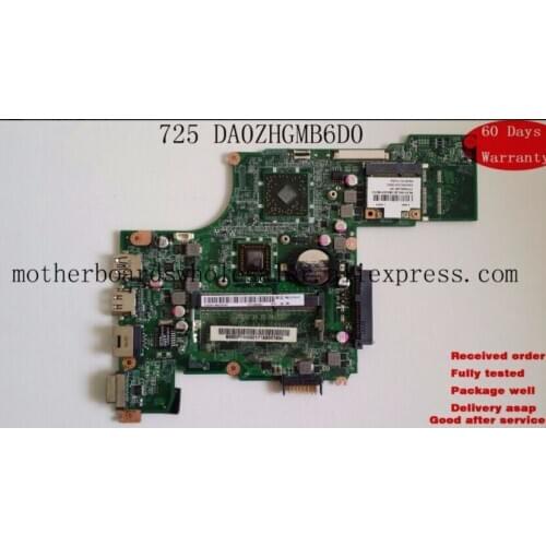 Placa Base Motherboard For Acer Aspire One 725, V5-121 Netbook Motherboard DA0ZHGMB6D0