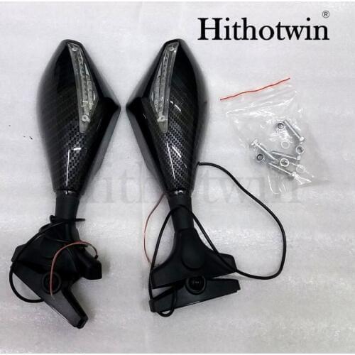 Motorcycle Rearview Mirror with turning light For Kawasaki ZX-14R 2006 2007 2008 2009 2010 2011 2012 2013 ZX14R ZX 14R