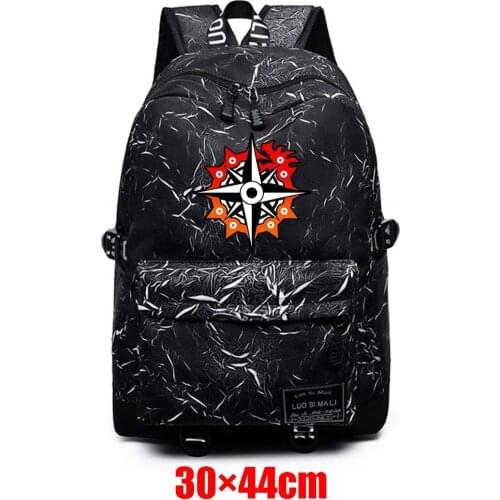The Seven Deadly Sins Unisex Backpack Fabric Schoolbag Teenager High Quality Packsack Mochila Student Casual Travel Laptop Bag