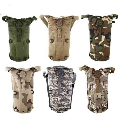 Water bag set contains 2.5L liner outdoor hiking hydration pack water backpack tactical travel ultralight hunting military