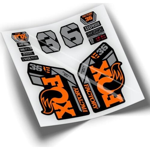 Pegatinas hairpin clip FOX 36 FACTORY EBIKE 2021 WP327 STICKERS