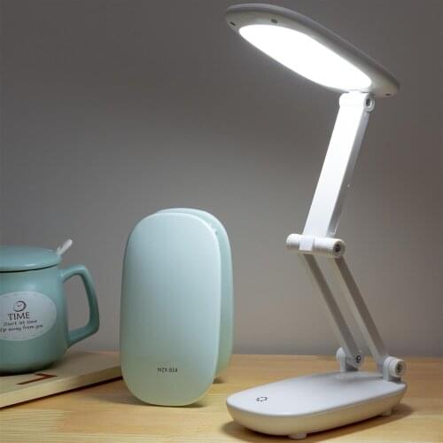 LED Student Eye Protection Learning Folding Table Lamp Children Bedroom Desk Lithium Battery Touch Dimming Charging Lamp