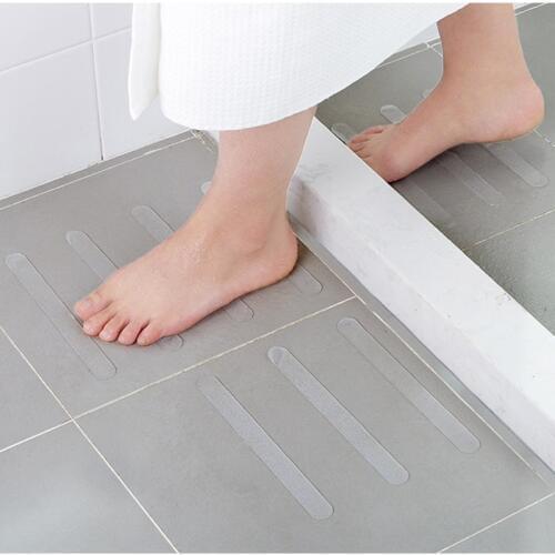5 pieces of non-slip bathroom mat 20x2cm non-slip sticker shower strip floor safety tape mat PVC bathroom mat