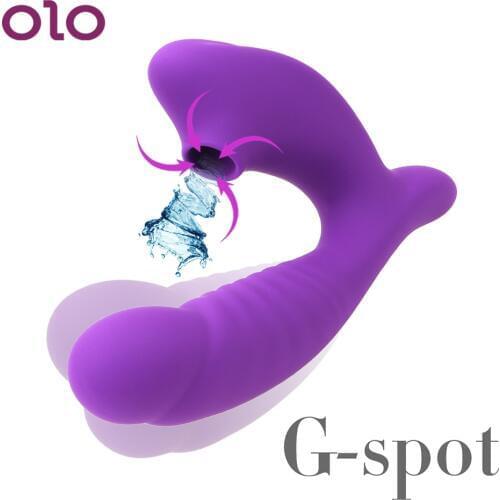 OLO G Spot Massager Clitoris Vagina Stimulator Oral Tongue Sucking Clit Sucker Vibrator Sex Toys for Women Dildo Vibrator