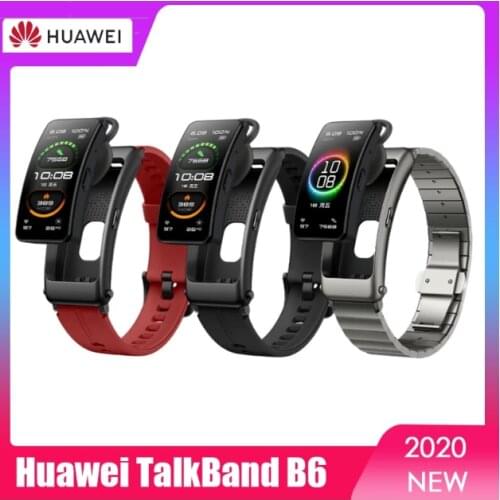 Original HUAWEI TalkBand B6 and B5 Bluetooth headset smart phone wristband heart rate blood oxygen monitoring sleep analysis