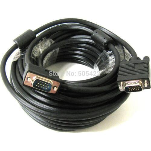 Premium 100ft M/M SVGA Cable Gold VGA HD15 100 Foot