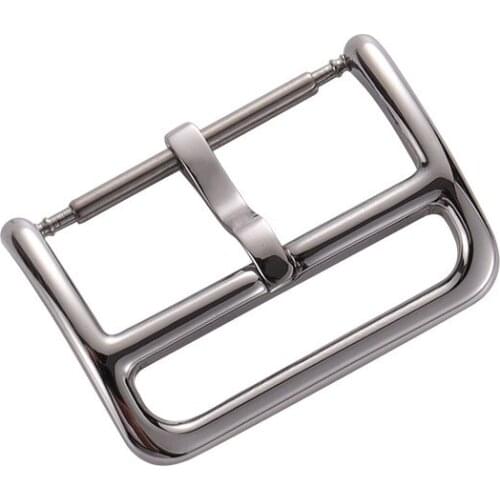 14mm Width Strap Buckle For Apple Watch Band 18mm 20mm Accessories Solid 316L Stainless Steel Buckles