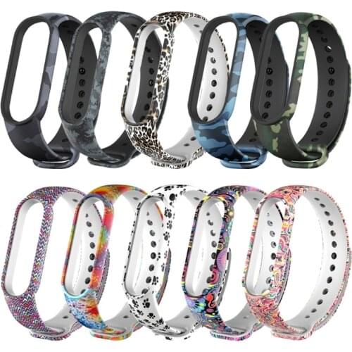 Replacement Soft Silicone Strap Wristband Watch Band Wrist Strap for Mi Band 6 Smart Wristband Accessories