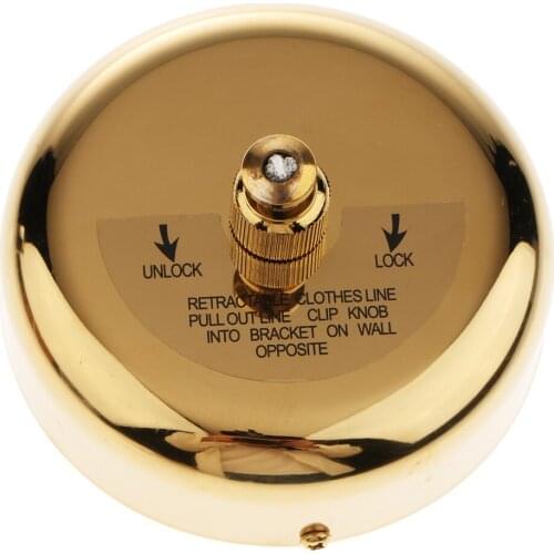 Retractable Metal Clothesline Cloth String Rope Bathroom Drying Rack