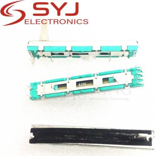 1pcs/lot 6cm double straight slide potentiometer For BEHRINGER 626 special A10K handle length 15 MMC