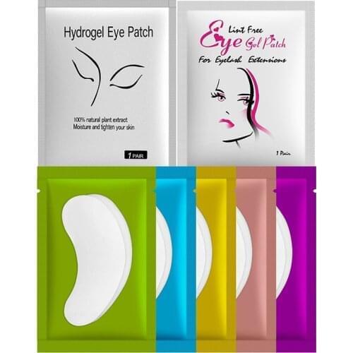 25 Pairs Eyelash Patches for Building Eyelash Pads Eye Gel Patches Under Eyelash Pad for Eyelash Extension Lint Free Paper-Patch