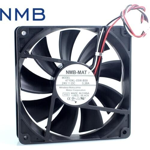 4710KL-05W-B59 12025 120mm 24V 0.38A stop to notify the police NMB inverter cooling fan