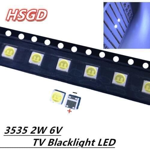 50PCS LCD TV repair LG led TV backlight strip lights with light-emitting diode 3535 SMD LED beads 6V