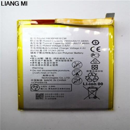 HB366481ECW Rechargeable Li-ion phone battery For Huawei P9 Ascend P9 Lite G9 honor 8 5C G9 2900mAh with Repair Tools