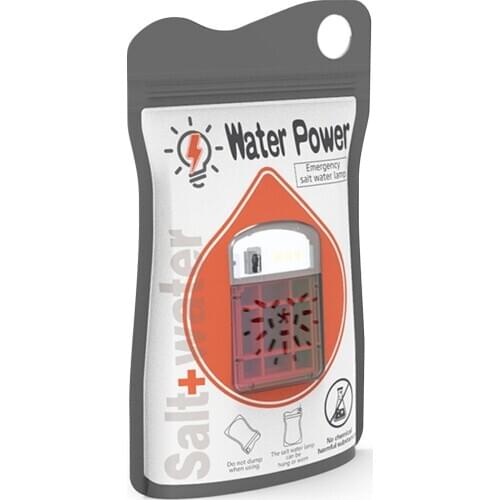 Emergency Salt Water Lamp for Travel Tent Lamp Portable Emergency Lights Lamp No Batteries Electricity Power Outages Outdoor