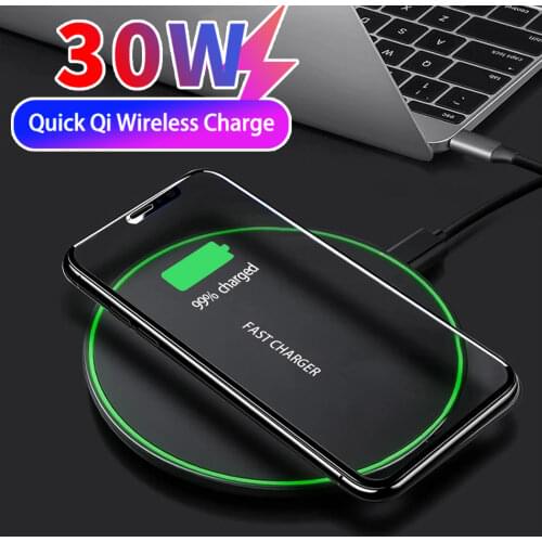 Qi Wireless Charger For iPhone 11 Pro 8 X XR XS Max 10W Fast Wireless Charging for For Samsung Galaxy S20 S10/S9 S8 Note 9 USB