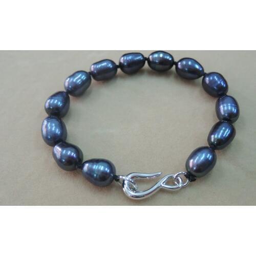 100% nature freshwater pearl bracelet with nice clasp