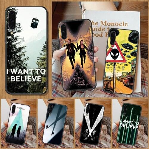 The X Files I Want to Believe Phone Case For Samsung Galaxy A 10 12 20E 21S 30 32 40 50 51 52 70 71 72 5 6 7 2016 2018 black art