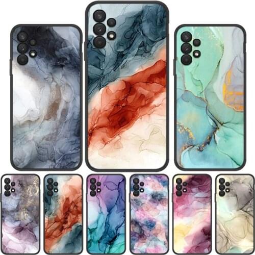 6.44" Phone Case For Samsung A32 Case Marble Painted Case For Samsung Galaxy A32 A 32 A5 2018 A320 A3 2017 A6S A6 Plus A60 Cover