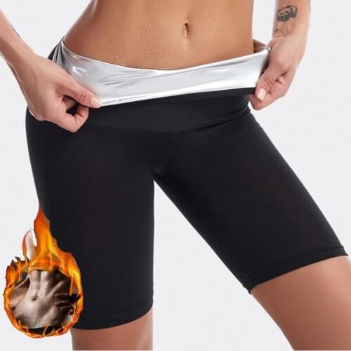 Women Hot Thermo Shorts Sauna Sweat Body Shaper Pants Slim Butt Lifter Tights Tummy Control Panties High Waist Yoga Leggings