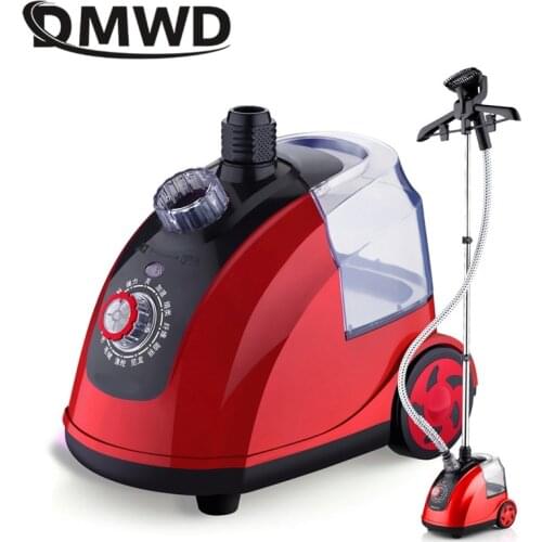 DMWD Garment Steamer Iron 220V Adjustable Clothes Steamer 1800W 11 Gear For 9 Kinds Of Fabrics 1.6L Water Tank 33S Fast Steam