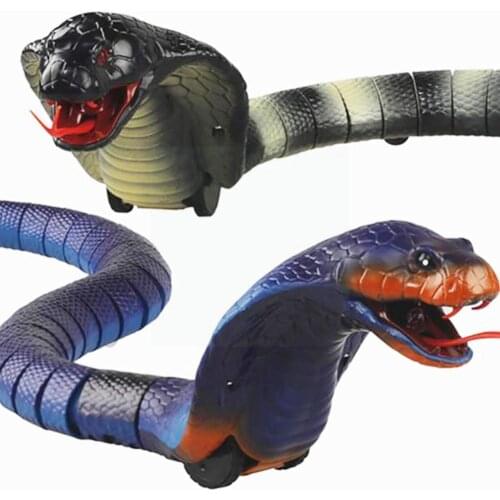 Infrared RC Snake Naja Viper Remote Control Toy Infrared Simulated Joke Terrifying Gift Animal Novelty Mischief Trick I2S6