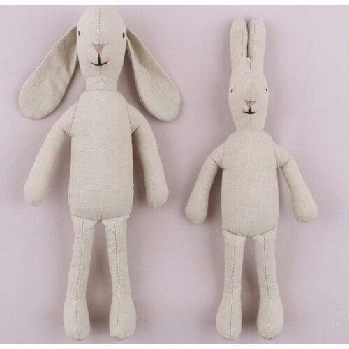 26cm/10in Plush Doll Stuffed Animal Bunny Toy Soft Comfortable Rabbit Doll Early Education Toy Home Decoration Baby Gift