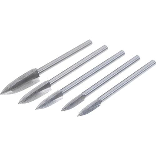 Wood Carving and Engraving Drill Bit Set Milling Root Cutter Carving Tools 5PCS/Set Promotion