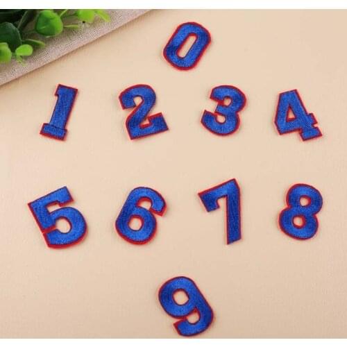 50pcs/lot Embroidery Patches Letters Clothing Decoration Accessories Diy Iron Heat Transfer Applique Iron on Patches Clothes