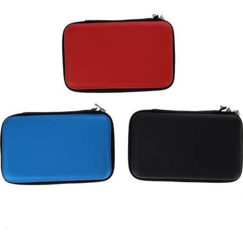Portable EVA Case Skin Carry Hard Bag Pouch Protection Bag Case For Nintendo 3DS XL LL With Strap Usb Cable Earphone Key Bag