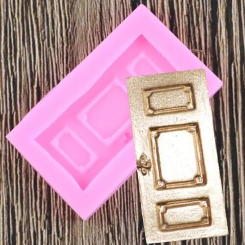 Sugarcraft Door Silicone Mold Fondant Mold Cake Decorating Tools Chocolate Gumpaste Mold Cake Decorating Tools