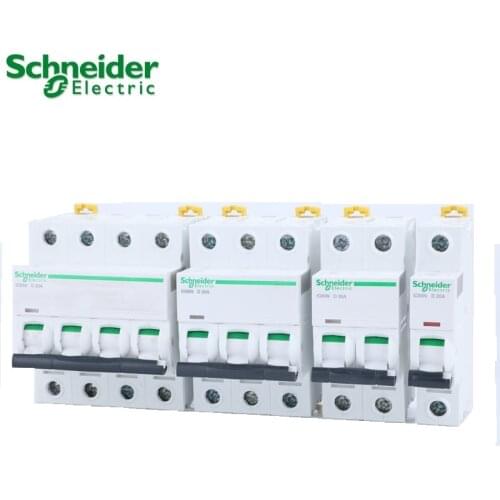 Schneider electric Mini Circuit Breaker Acti 9 iC65N 1p 2p 3p 4p D type 1A 2A 3A 4A 6A 10A 16A 20A 25A 32A 40A 50A 63A AC