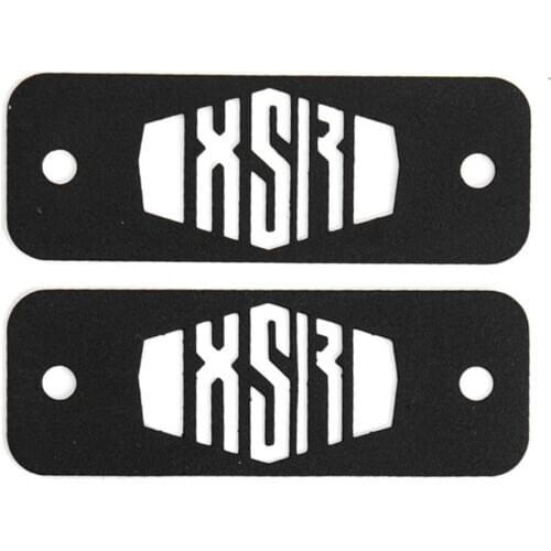 1Pair Motorcycle Stainless Steel Fuse Box Top Plates With Screws For YAMAHA XSR900 XSR 900 Black