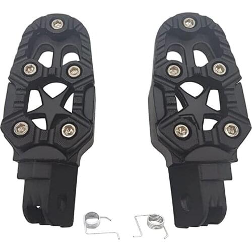 1Pair Universal Motorcycle Rearset Footrests Foot Rest Foot Pegs Pedal Fit Modified Motorcycle