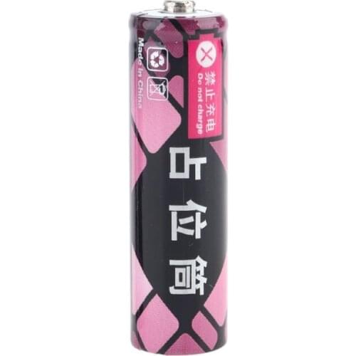 14500 AA AAA 10440 Size Dummy Fake Battery Shell Placeholder Cylinder Conductor Y3ND