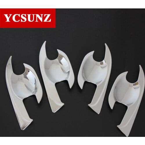 2014-2019 For Nissan Navara 2019 Np300 Accessories Door Handle Insert inner For Nissan Navara frontier Car Styling parts YCSUNZ
