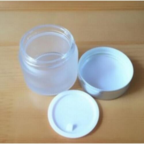 30g Frosted glass jars, 30ml frost cream jars, 1 oz glass cosmetic skin care cream bottles