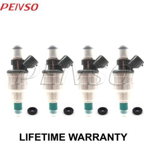4x 195500-2040 842-12176 MJF07-13-250 JF07-13-250 fuel injector for DAIHATSU&MAZDA ROCKY / 323 / MX-3 / PROTEGE 1.6L 1.8L L4