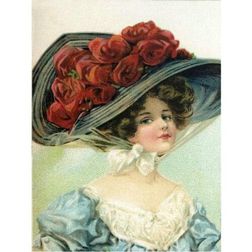 5D DIY Diamond Painting Cross Stitch girl Full square diamond Embroidery picture resin drill Mosaic paste art painting Decor