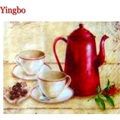 5D Diamond Painting New Arrivals Coffee Diamond Embroidery Mosaic Cross Stitch Kit Cup Needlework Handicraft Gift Home Decor