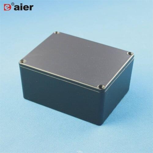 6PCS BLACK 1590C high aluminium project box enclosure