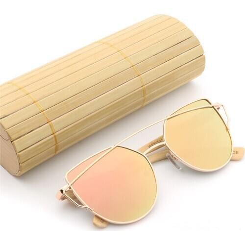 Женские солнцезащитные зеркальные очки Better For Wood China At AliExpress