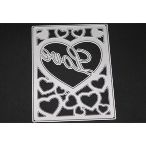 Blessing of love cutting mold mold embossing card scrapbooking card album decoration metal crafts