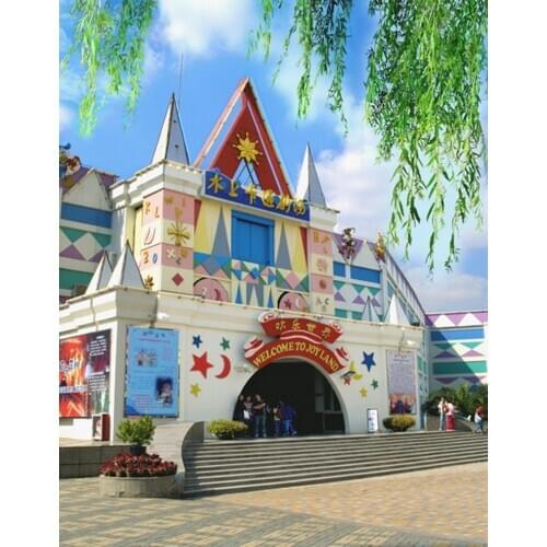 Chinese Castle Photography Backdrops Photo Props Studio Background 5x7ft