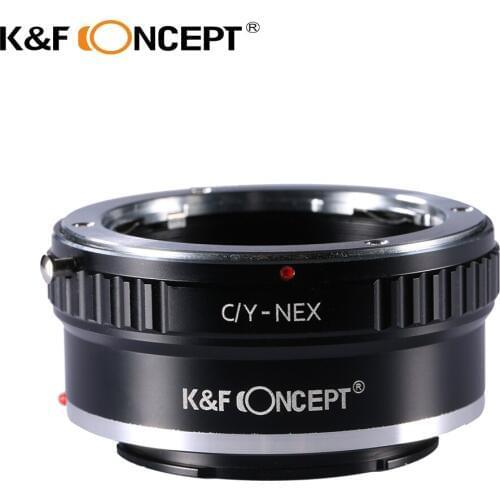 K&F CONCEPT Adapter Ring for C Y to Sony E Lens Mount Adapter for Contax Yashica C/Y CY Lens to Sony Alpha NEX E-Mount Camera