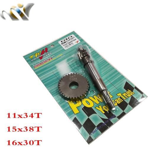 MOFO Performance Racing Transmission Gear Set Front speed gear 15x38T 16x30T for honda DIO ZX 50 AF18 AF28 AF34 AF35 Scooter