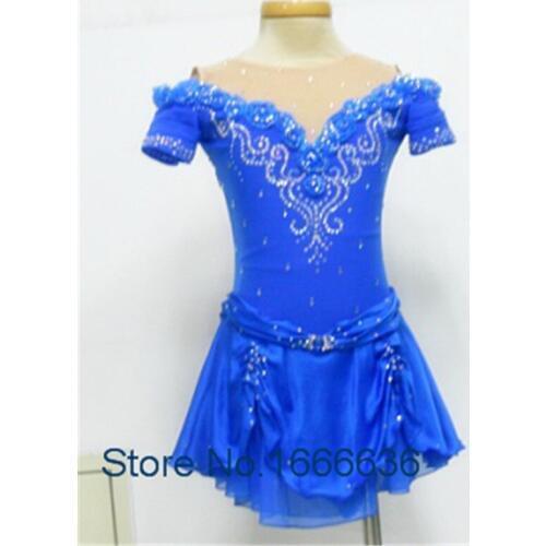 Hot Sales Custom Ice Skating Dress For Girls Beautiful New Brand Vogue Figure Skating Dresses For Competition DR2801