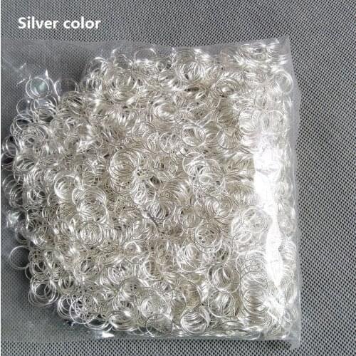 8mm 11mm 13mm 15mm 20mm Chrome/Gold/Silver Small Round Buckle Connectors Crystal Prisms Of Chandelier Lamp Parts Connector