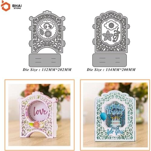 Metal Cutting Dies Christmas Photo Frame Stencils For DIY Scrapbooking Cards Decor Craft Embossing Paper Card Die Cut New
