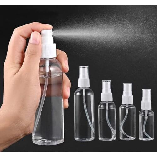 20/30/50/100ml Refillable Bottles Portable Travel Container Transparent Plastic Perfume Bottle Atomizer Empty Small Spray Bottle